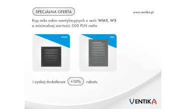 Osłony wentylacyjne ze stali marki VENTIKA dla skutecznej ochrony przed insektami